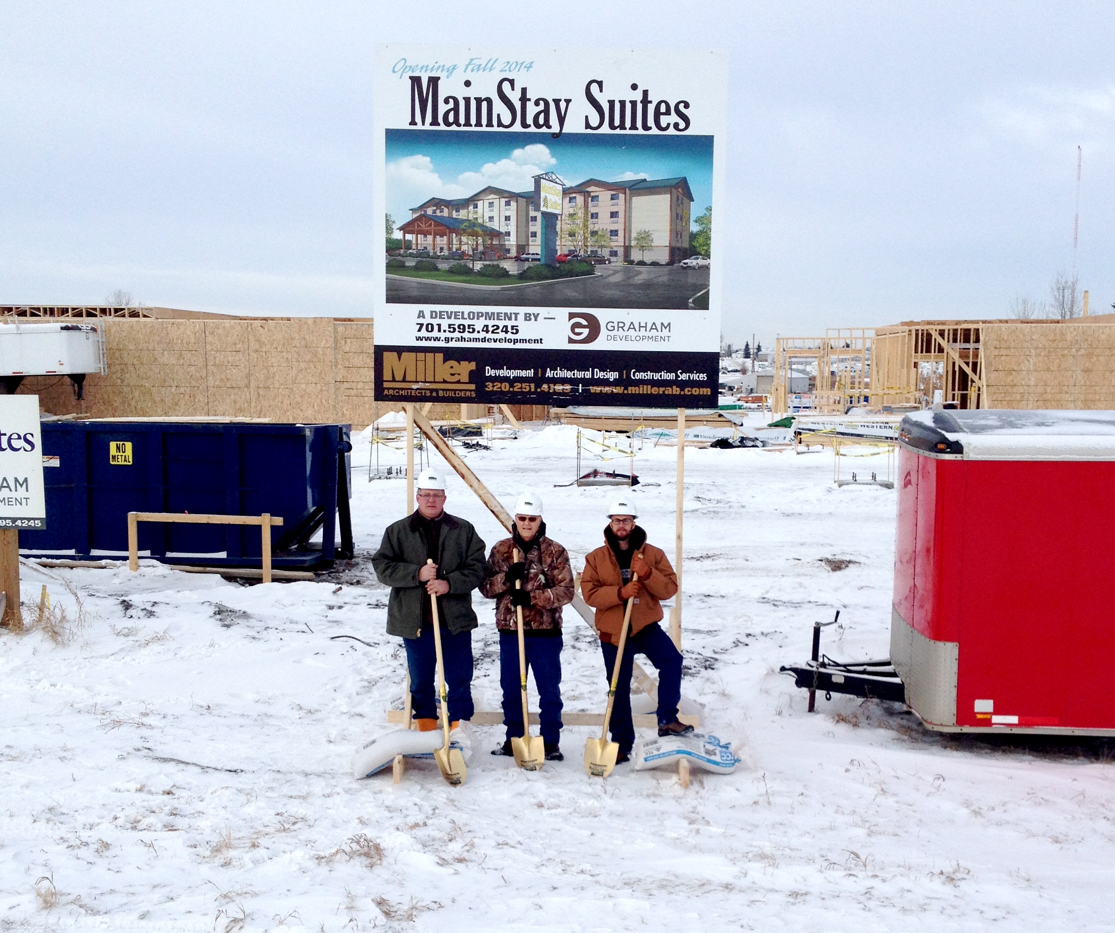 Construction Begins On A New Hotel In Tioga North Dakota Graham
